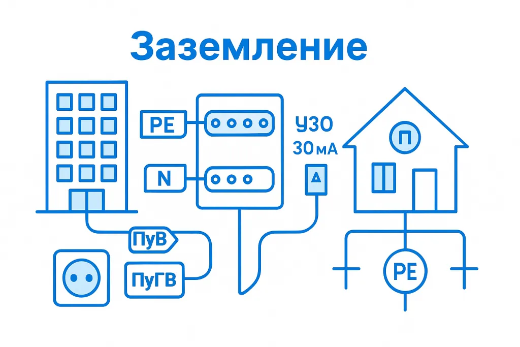 Заземление в квартире и частном доме — как сделать правильно rkkabel.by Заземление в квартире и частном доме — как сделать правильно rkkabel.by